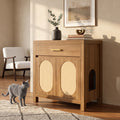 Hidden Litter Box Furniture with Storage Premium | Pawora