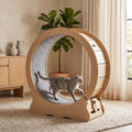 29.5-Inch Cat Exercise Wheel – Indoor Running Wheel for Cats up to 8 lb | Pawora